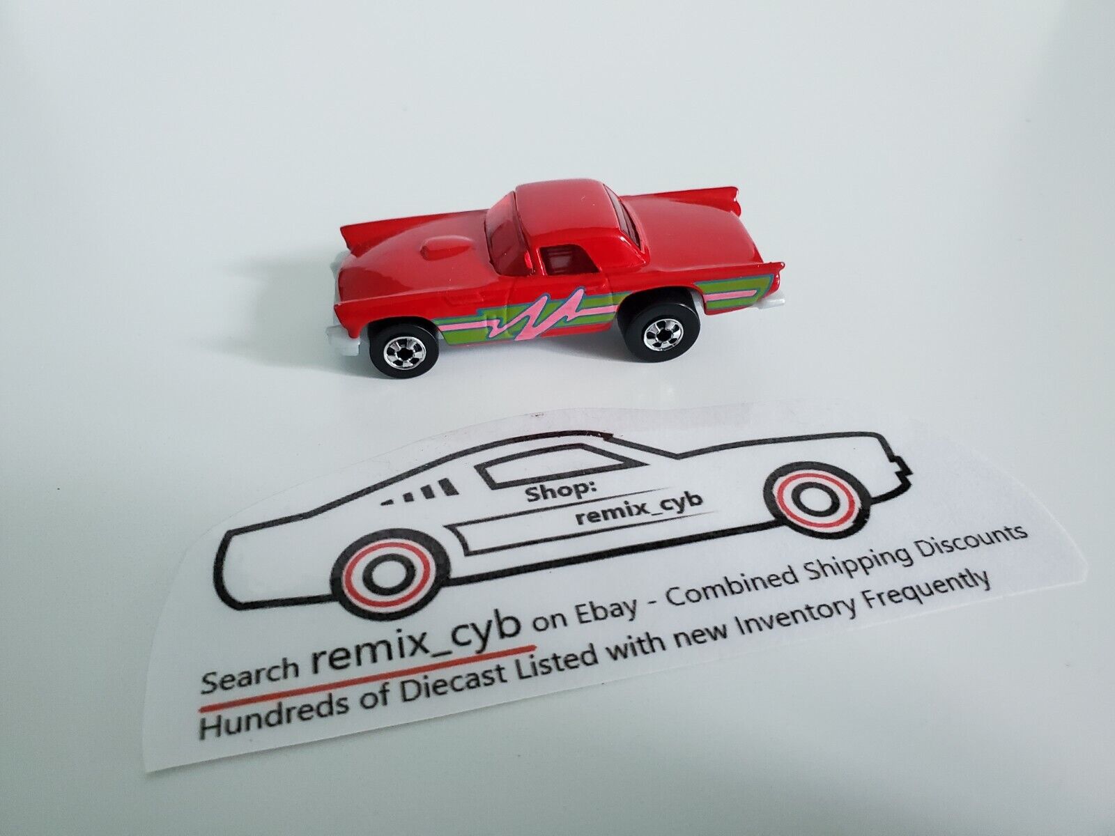 Hot Wheels California Custom '57 T-Bird #7 - McDonald's Toy